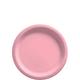 Pink Extra Sturdy Paper Dessert Plates, 6.75in, 50ct